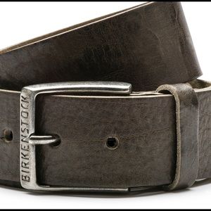 Sale! 🔥 New Birkenstock Ohio Gray Leather Belt